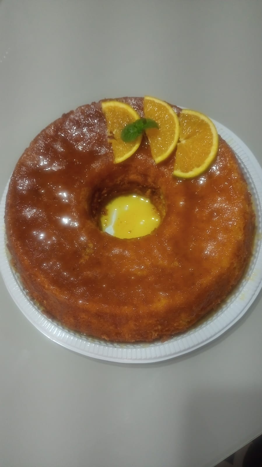 Bolo de laranja caseiro